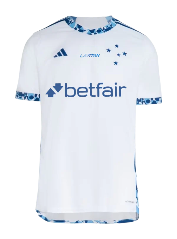 Camisa Cruzeiro 24/25 II Away - Todos os Patrocínios - Versão Torcedor