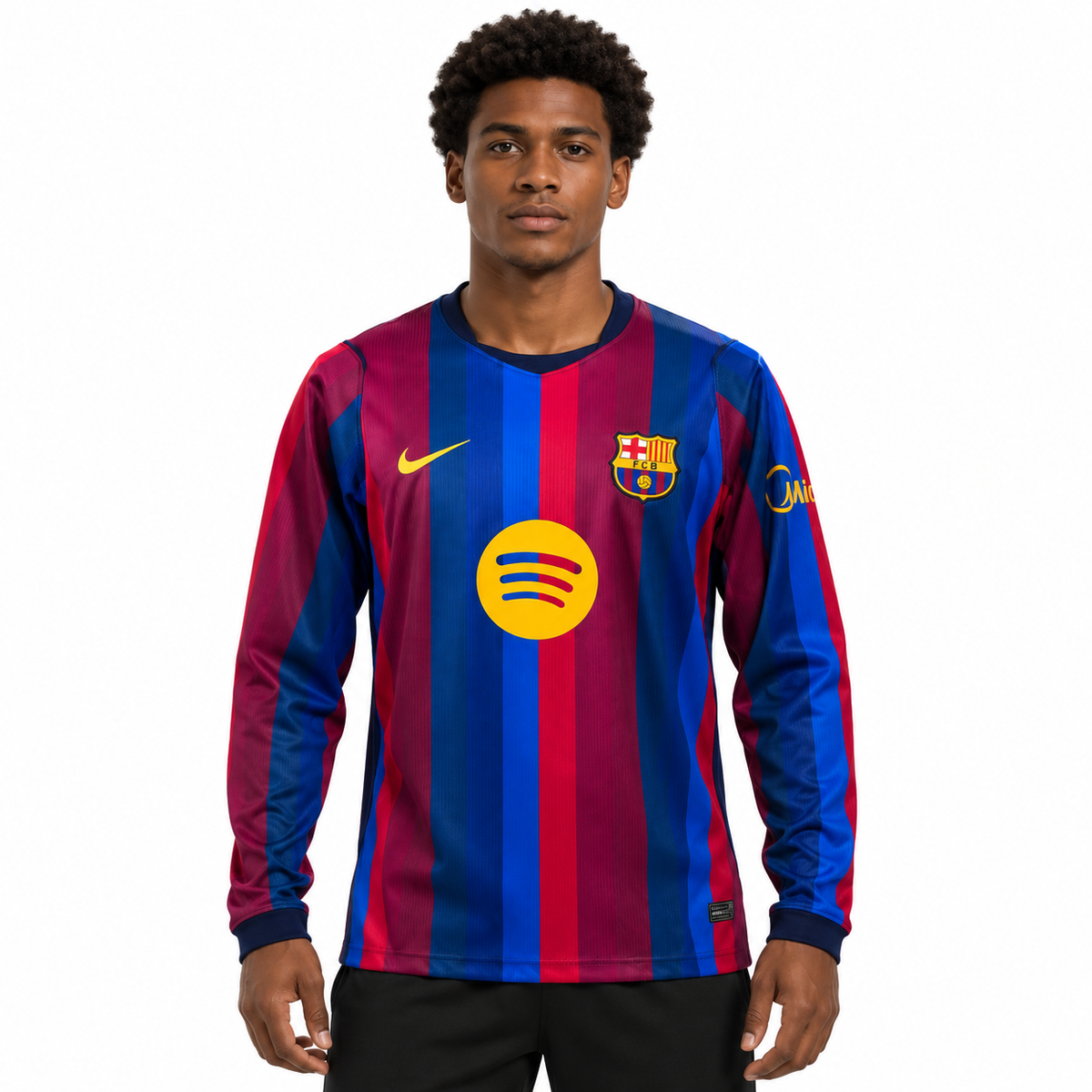 Barcelona 26/27 Visitante - Manga Longa - Torcedor