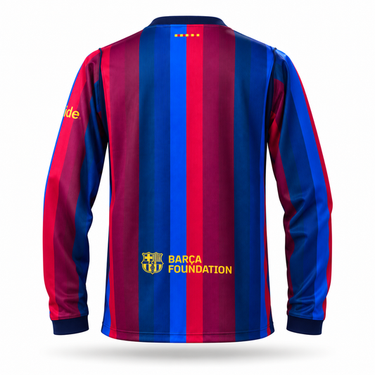 Barcelona 26/27 Home - Long Sleeve - Fan