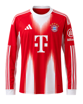 Bayern München 25/26 Home - Manga Longa - Torcedor