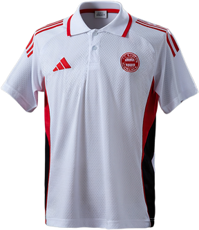 Bayern München 25/26 Polo White & Red