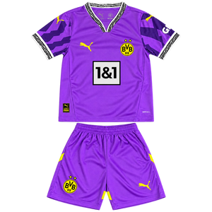 Borussia Dortmund 25/26 Roxo - Conjunto Infantil