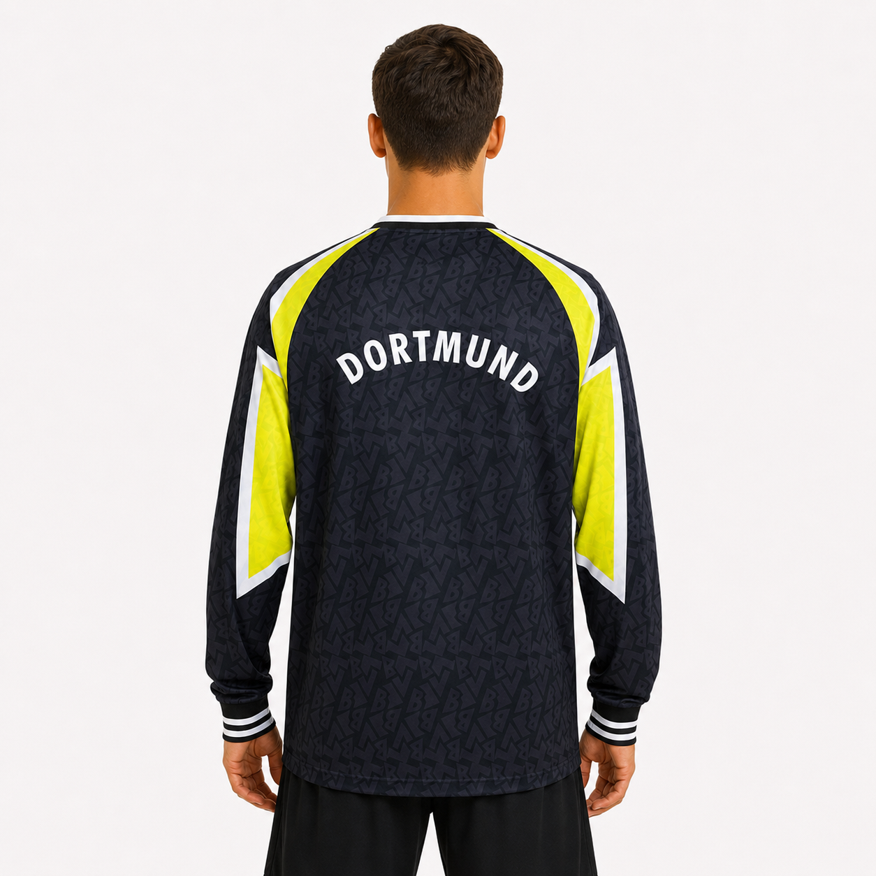 Borussia Dortmund 95/96 - Home - Retrô - Manga longa