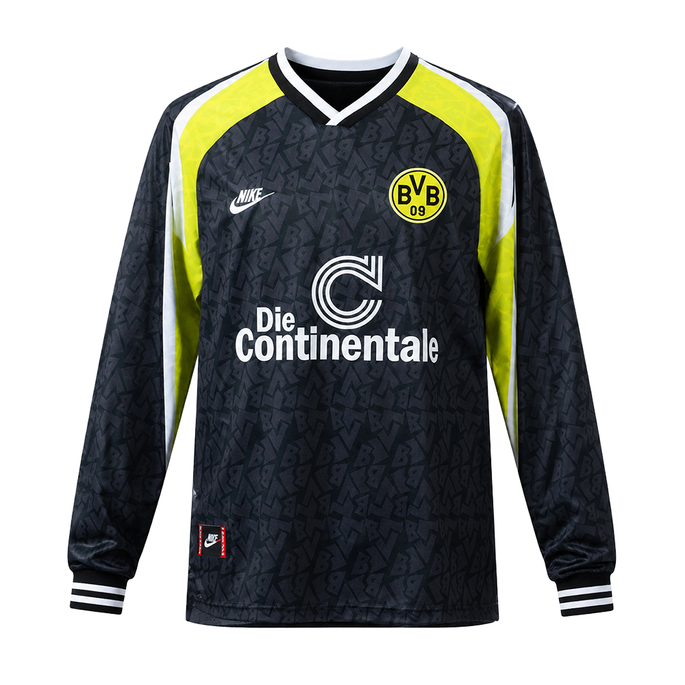 Borussia Dortmund 95/96 - Home - Retrô - Manga longa