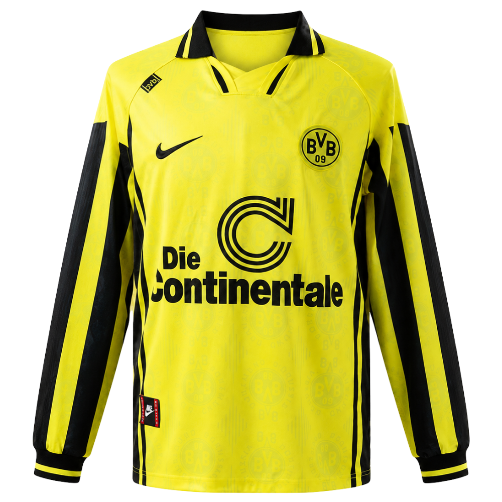 Borussia Dortmund 96/97 - Home - Retrô - Manga longa