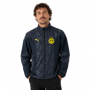 Borussia Dortmund Reversible Jacket Windbreaker- Black - 2 in 1 - Veste