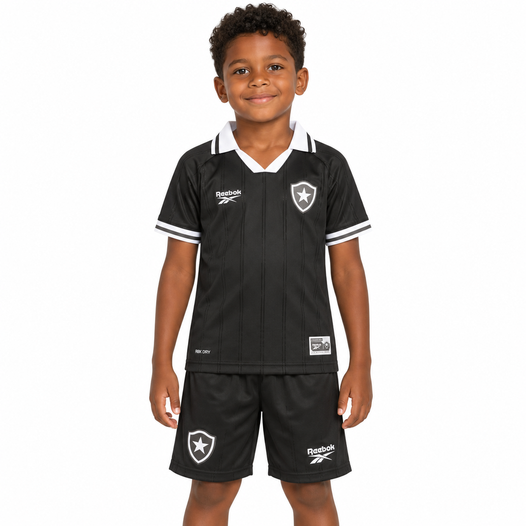 Botafogo 2025 Visitante - Conjunto Infantil