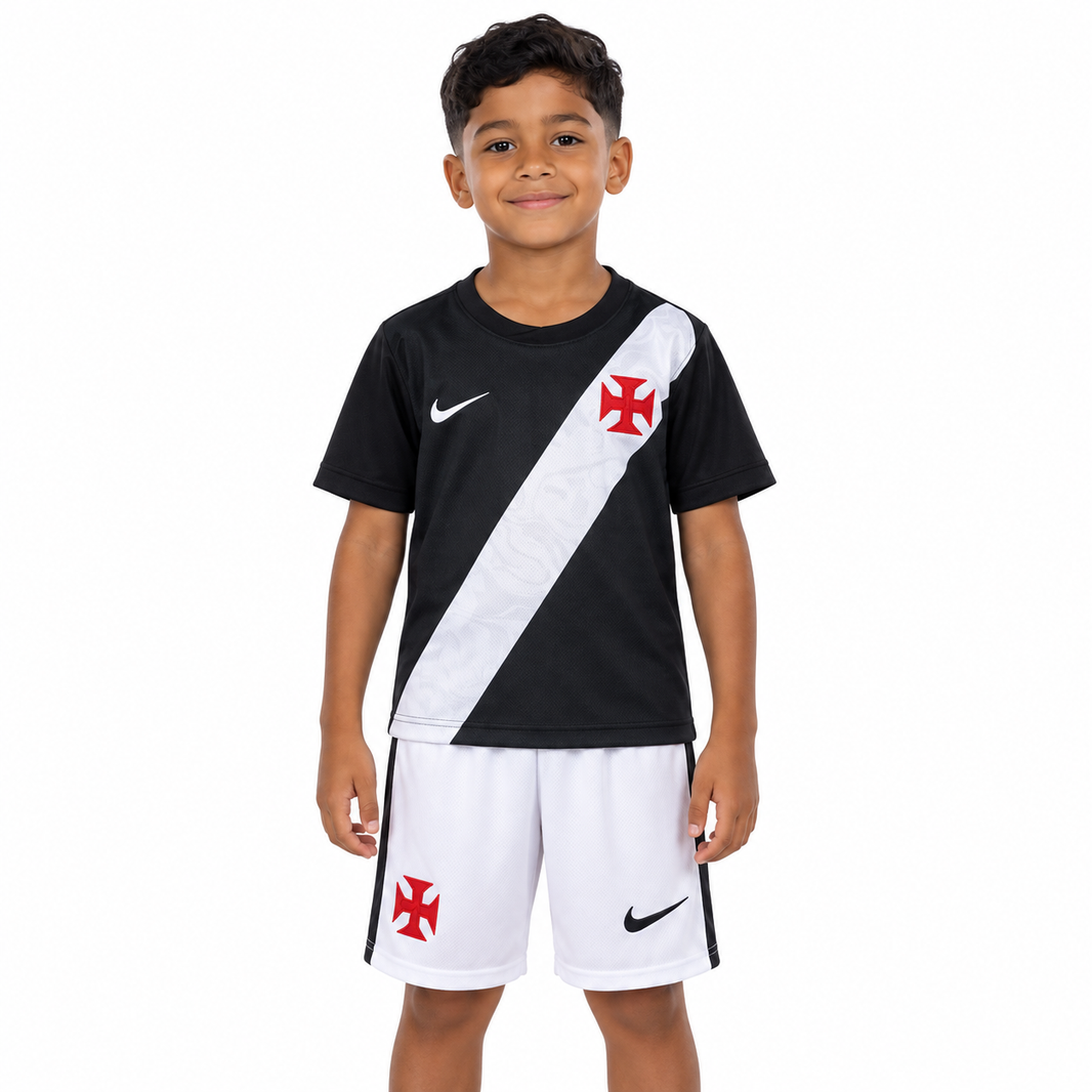 CR Vasco da Gama 2026 Titular - Conjunto Infantil