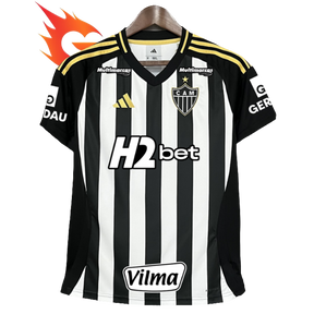 Camisa Atlético Mineiro 25/26 I Home - Todos os Patrocínios - Feminina