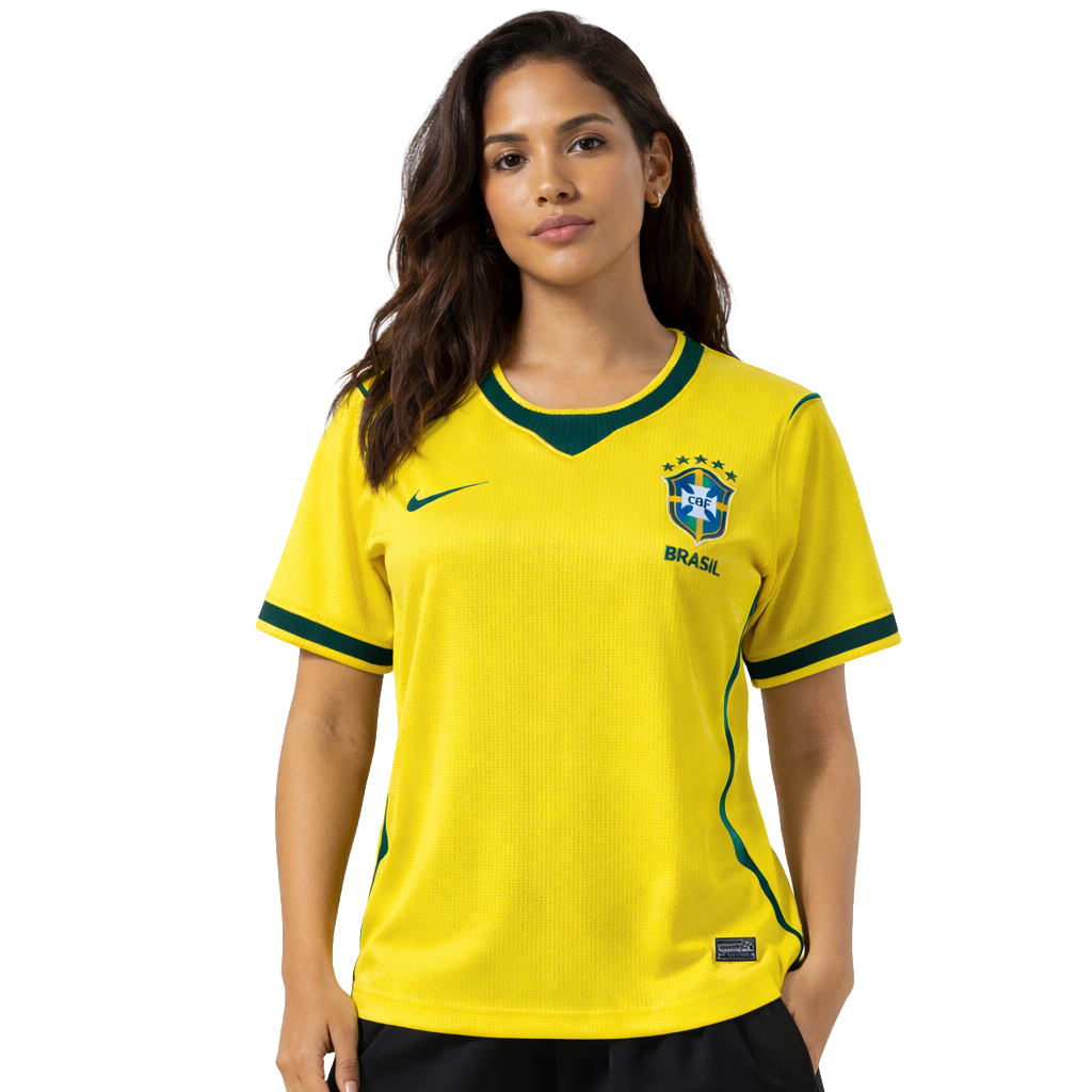 Camisa Brasil 2026 I Home - Feminina
