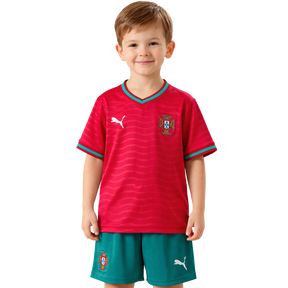 Conjunto Infantil Portugal 2026 I Home - Versão Torcedor