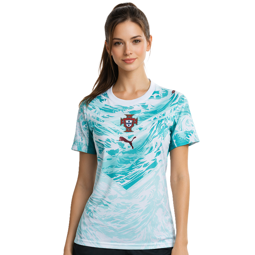 Camisa Portugal 2026 II Visitante - Feminina