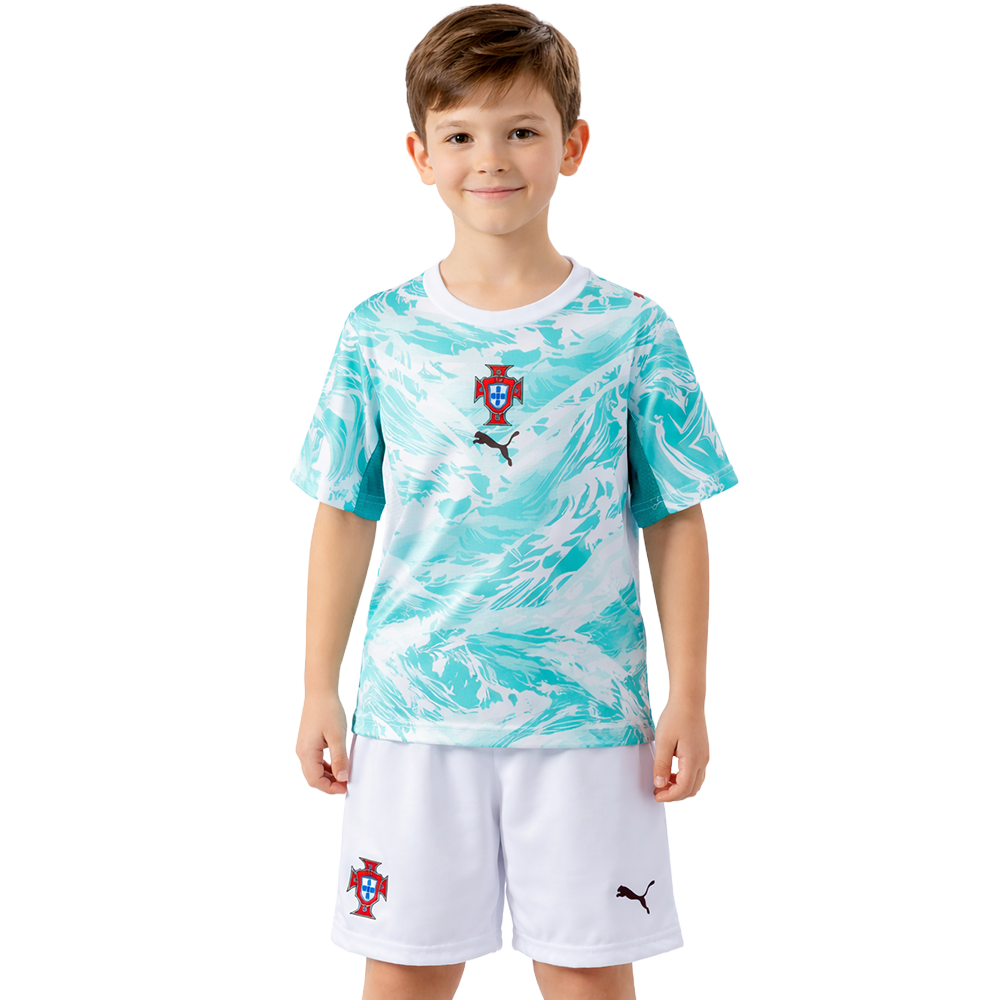 Conjunto Infantil Portugal 2026 II Away - Versão Torcedor