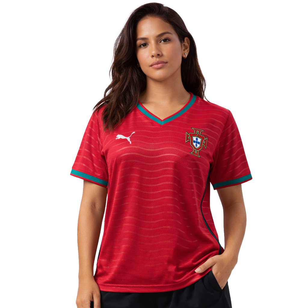 Camisa Portugal 2026 I Titular - Feminina
