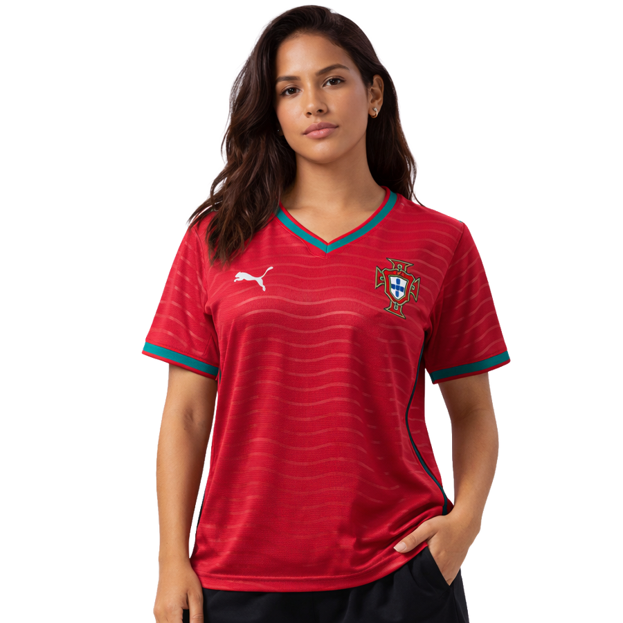 Camisa Portugal 2026 I Home - Feminina