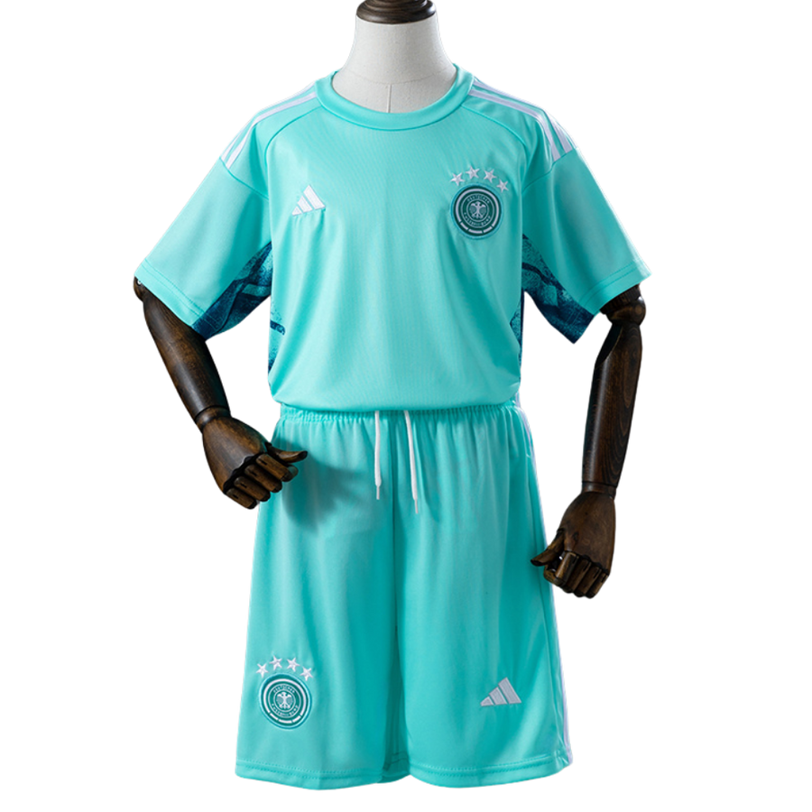Conjunto Infantil Alemanha Goleiro 2026 I Home - Versão Torcedor