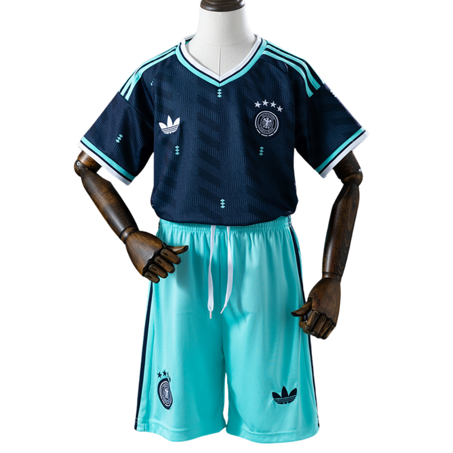 Conjunto Infantil Alemanha Goleiro 2026 II Away - Versão Torcedor