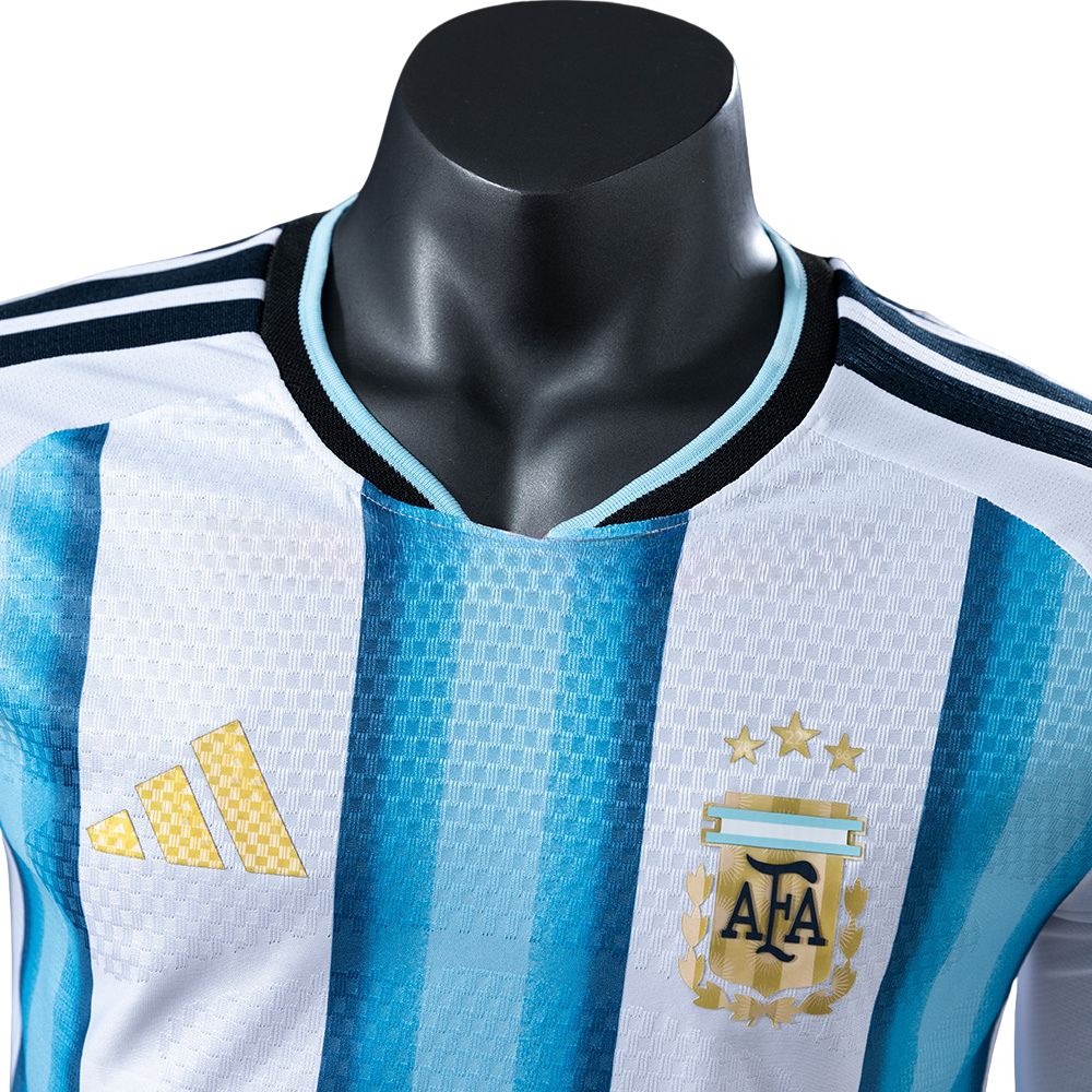 Camisa Argentina 2026 I Home - Versão Jogador - Manga Longa