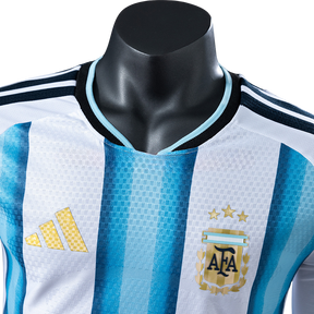 Camisa Argentina 2026 I Home - Versão Jogador - Manga Longa