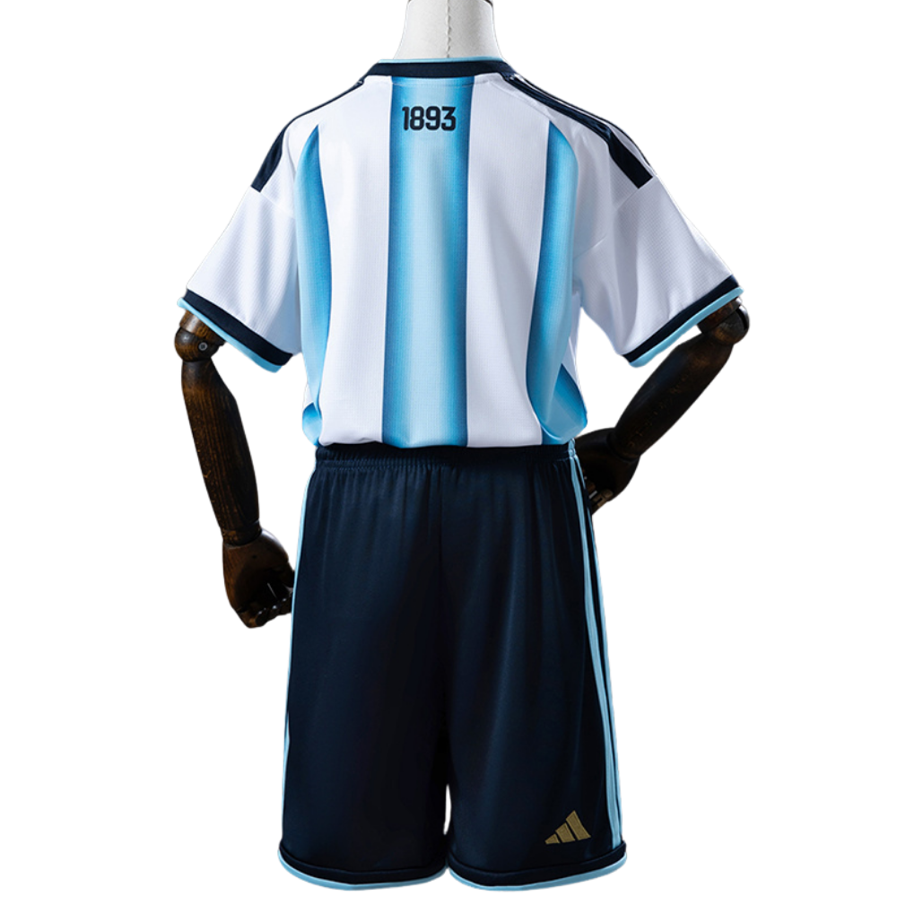 Conjunto Infantil Argentina 2026 I Home- Versão Torcedor