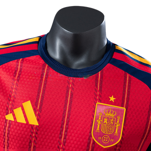 Camisa Espanha 2026 I Titular - Versão Jogador - Manga Longa