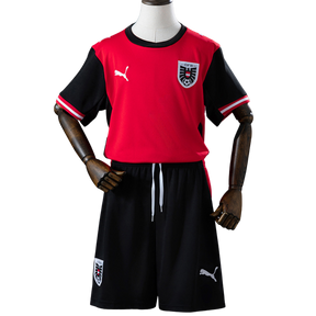 Conjunto Infantil Áustria 2026 I Home- Versão Torcedor