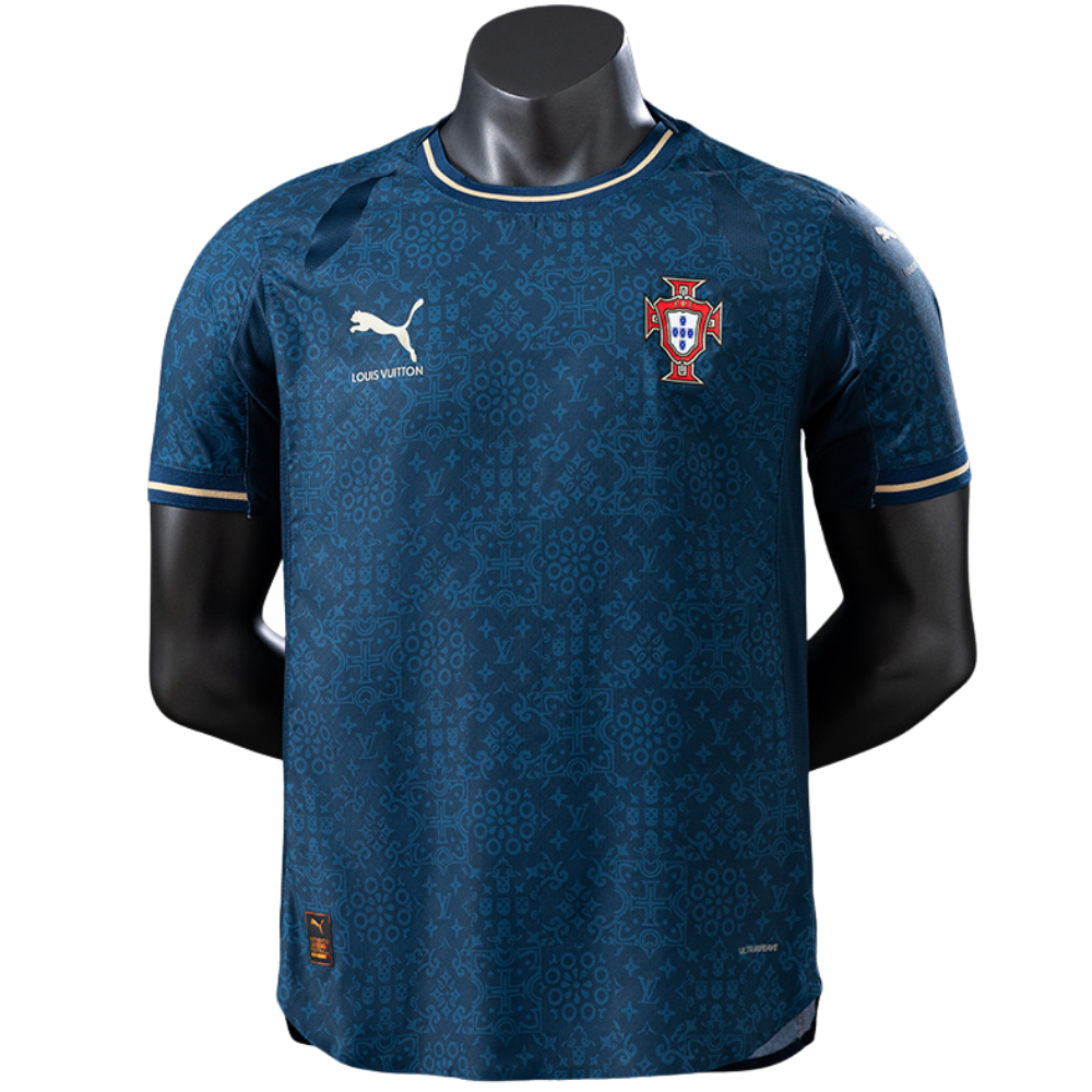 Camisa Portugal 2026 I Titular - Versão Jogador - marca conjunta LV