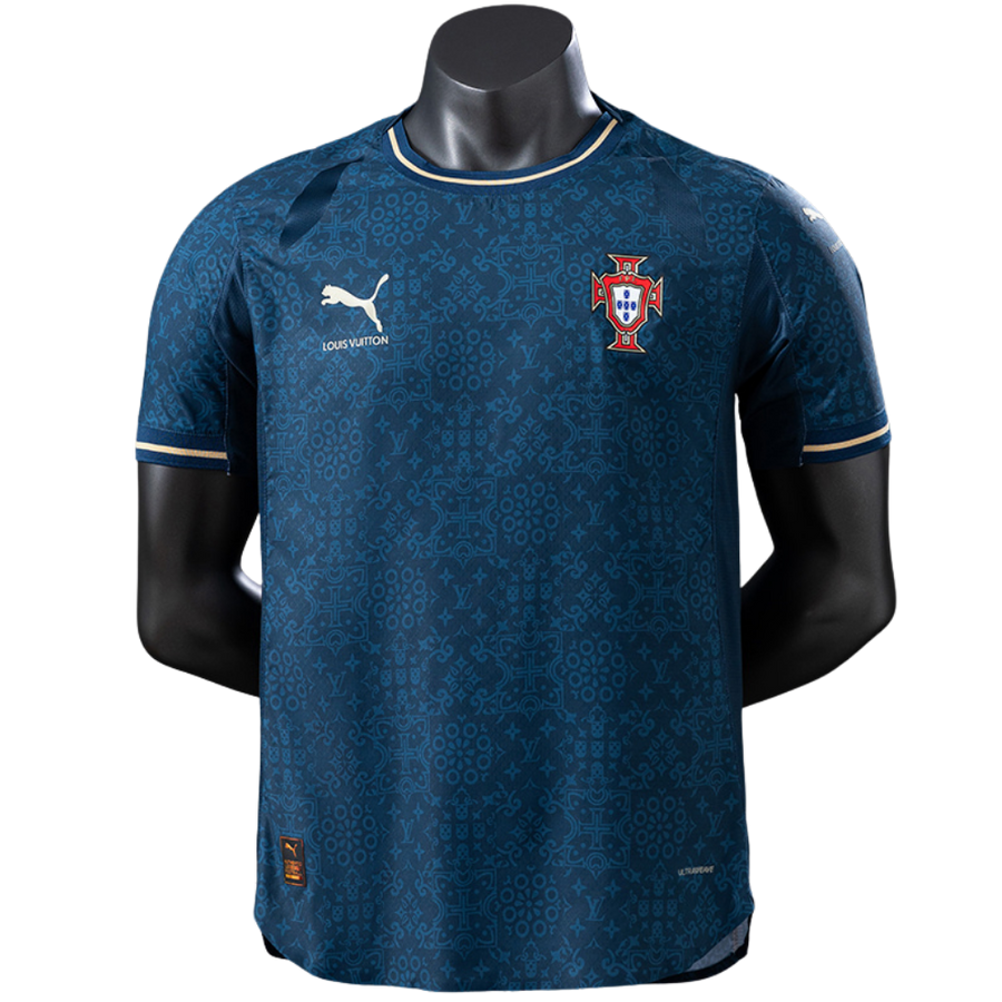 Camisa Portugal 2026 I Home - Versão Jogador - marca conjunta LV