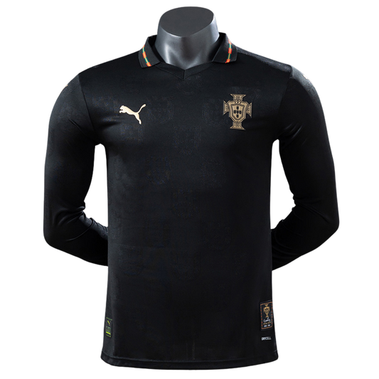 Portugal 2026 Black Panther Eusébio - Player - Long Sleeve