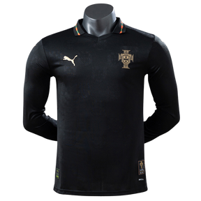 Camisa Portugal 2026 Pantera Negra Eusébio - Versão Jogador - Manga Longa