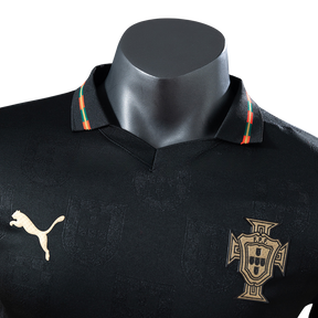 Camisa Portugal 2026 Pantera Negra Eusébio - Versão Jogador - Manga Longa