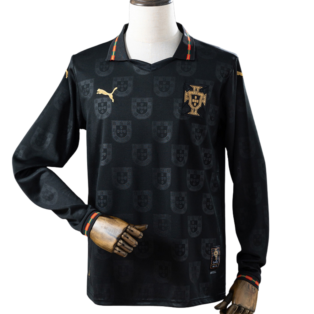 Camisa Portugal 2026 Pantera Negra Eusébio - Manga Longa