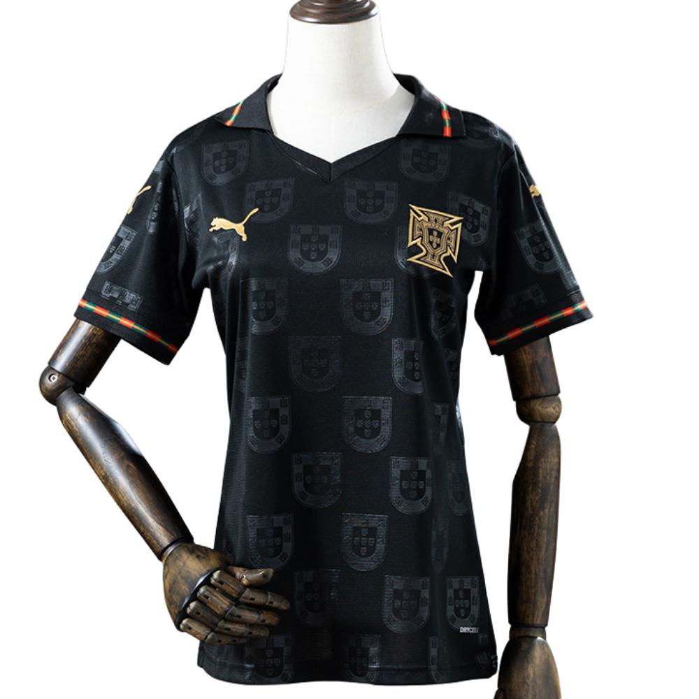 Camisa Portugal 2026 Pantera Negra Eusébio - Feminina