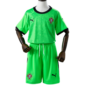 Conjunto Infantil Portugal 2026 Goleiro - Versão Torcedor