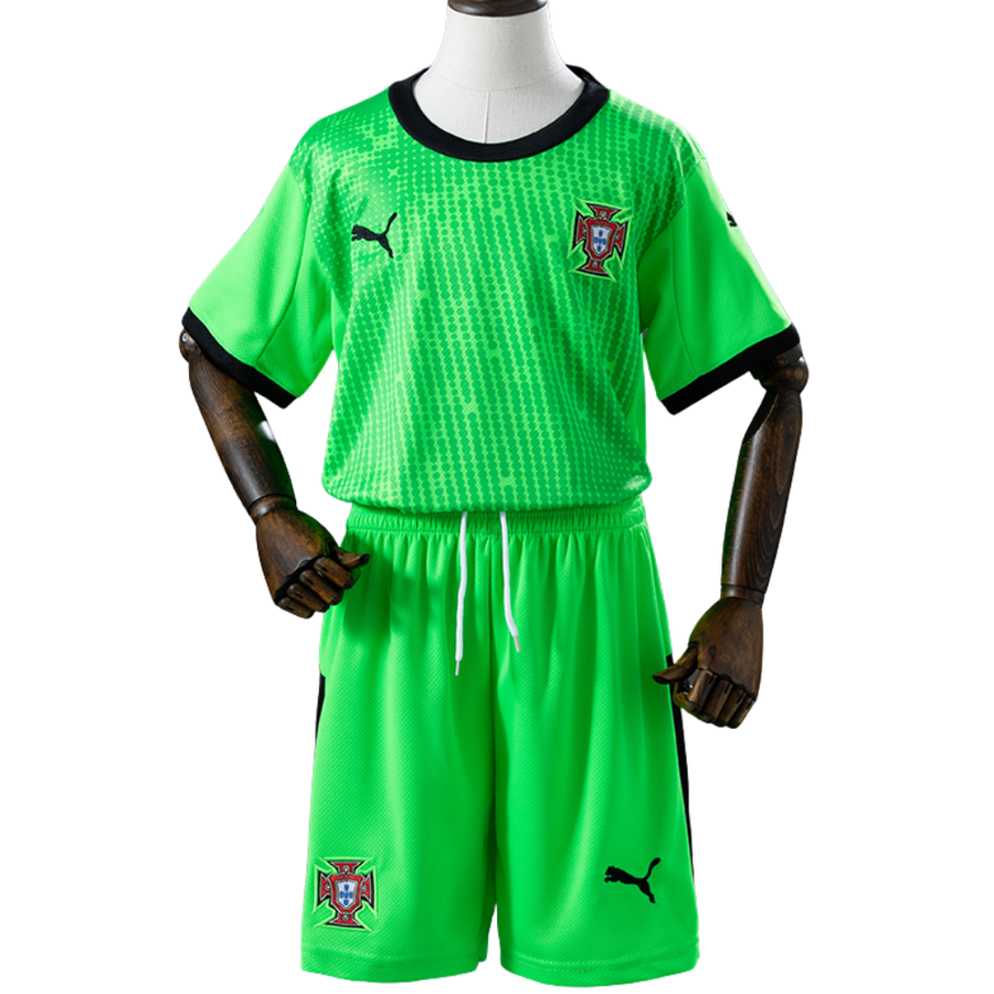 Conjunto Infantil Portugal 2026 Goleiro - Versão Torcedor