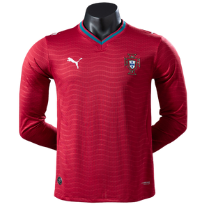 Camisa Portugal 2026 I Titular - Versão Jogador - Manga Longa