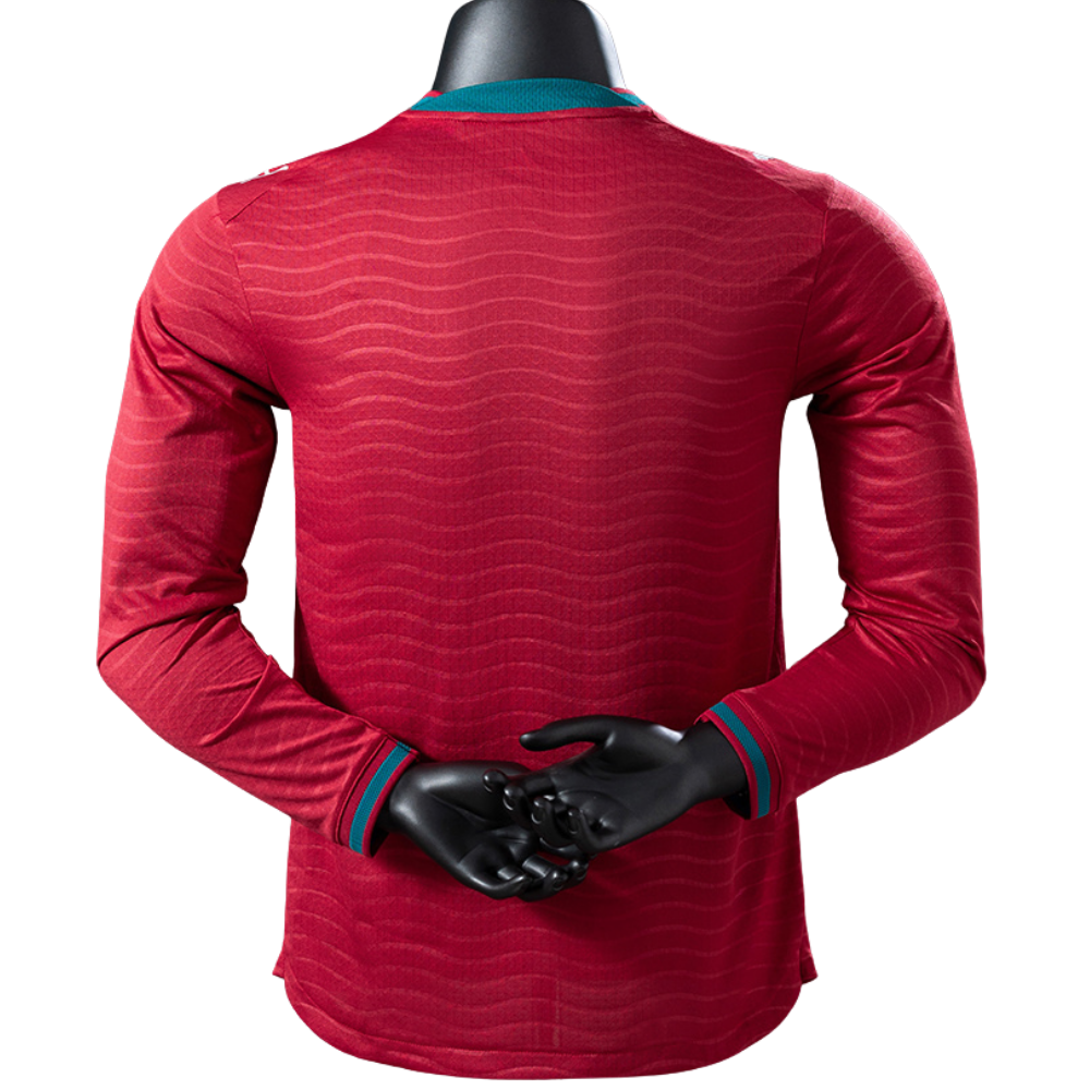 Camisa Portugal 2026 I Titular - Versão Jogador - Manga Longa