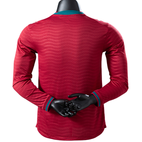 Camisa Portugal 2026 I Home - Versão Jogador - Manga Longa