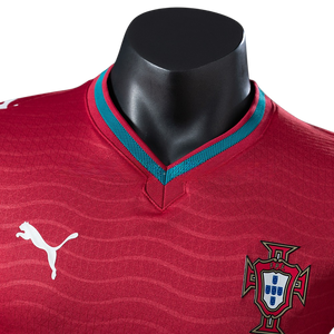 Camisa Portugal 2026 I Titular - Versão Jogador - Manga Longa