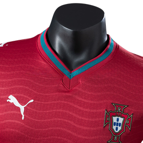Camisa Portugal 2026 I Home - Versão Jogador - Manga Longa
