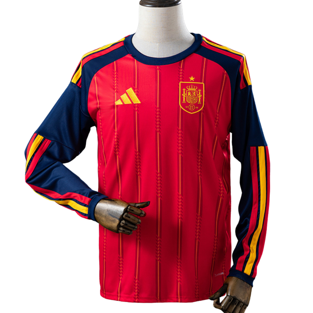 Camisa Espanha 2026 I Home - Manga Longa