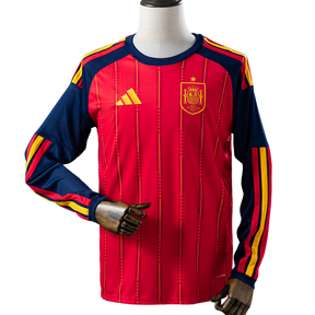 Camisa Espanha 2026 I Home - Manga Longa