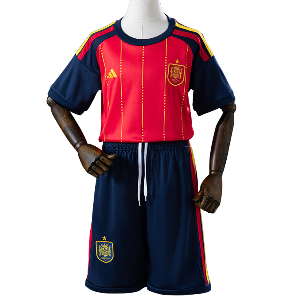 Conjunto Infantil Espanha 2026 I Home - Versão Torcedor