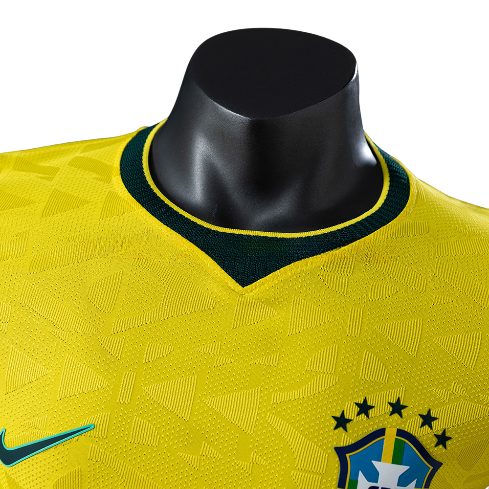 Camisa Brasil 2026 I Home - Versão Jogador - Manga Longa