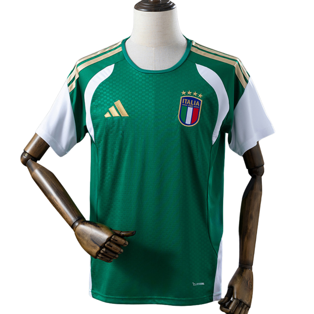 Camisa de treino verde italia 25/26 - Fan