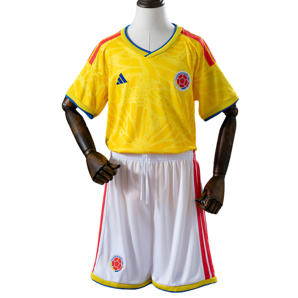 Conjunto Infantil Colombia 2026 I Titular - Versão Torcedor