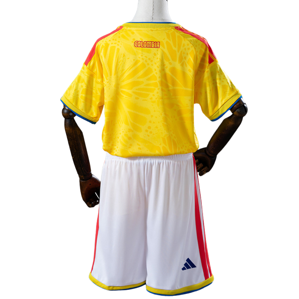 Conjunto Infantil Colombia 2026 I Titular - Versão Torcedor