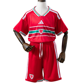 Conjunto Infantil País de Gales 2026 I Home - Versão Torcedor