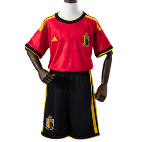 Conjunto Infantil Bélgica 2026 I Home - Versão Torcedor