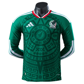 Camisa México 2026 I Home - Versão Jogador - Manga Longa